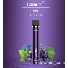 Iget xxl hương vị tốt nhất Vape Vape Pods